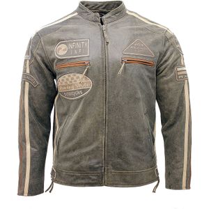 Leren Jack - Premium Nappaleer - Race-Motorfietsjack - Met Rits