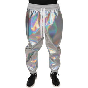 Holografische Joggingbroek Zilveren Broek