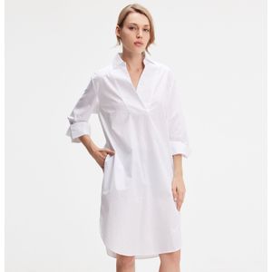 Minimalistisch katoenen shirtjurk