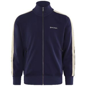 Palm Angels - Classic Logo Trackjacket - Blauw - Sweatvest