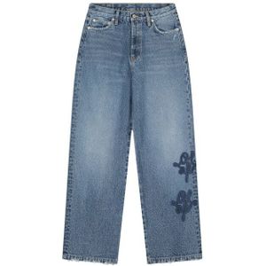 Olaf Hussein - Monogram Denim Pant - Jeans - Blauw