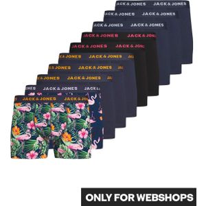 Jack & Jones Heren boxershorts trunks jacflamingo flamingo print 10-pack