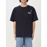 JW Anderson - T-shirt - Blauw - Katoen - Ronde Hals - Korte Mouwen