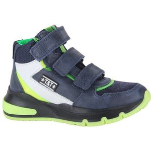 Track Style - 324849-5W5 - Klittenbandboots - Blauw - Leer