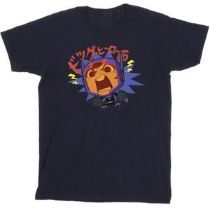 Li-cense Disney heren big hero 6 baymax hiro boos manga t-shirt