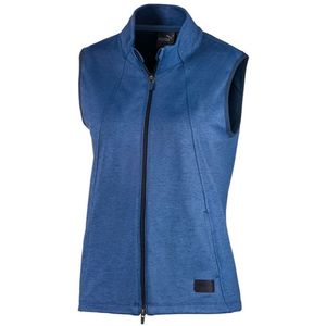 Puma - Cloudspun Warm Up Vest - Blauw - Mouwloos