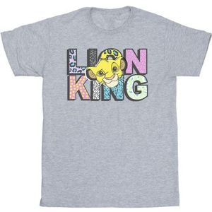 Li-cense Disney heren the lion king patroon logo t-shirt