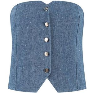 Studio Amaya - Rachel Top - Blauw - Dames