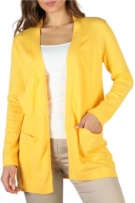 Fontana Milano 1915 - Cardigan - Geel - 100% Katoen