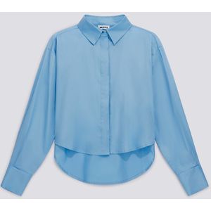 Lichtblauw KAELY CROPPED-shirt voor dames