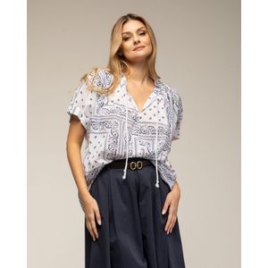 Imprimétops - Top - Bandana Print - Korte Mouwen