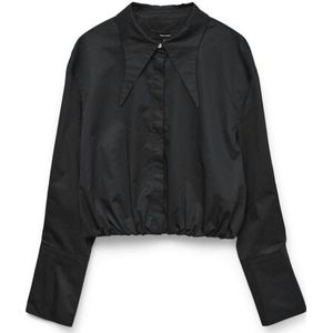 Vero Moda - Vmmelli Balloon LS Shirt - Zwart - Lange Mouwen