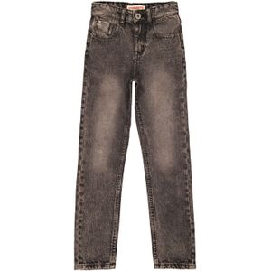 Vingino Meiden jeans candy overdye straight fit purple grey