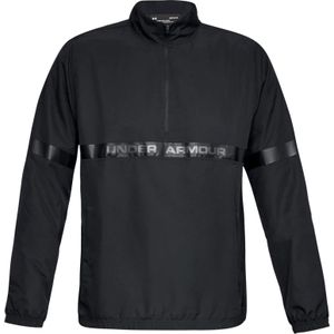 Under Armour - Sportstyle Geweven 1/2 Zip Jacket - Zwart - Windjack
