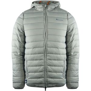 Aquascutum - JK004 04 - Gevoerde Jas - Grijs - Met Capuchon