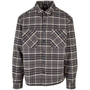 Urban Classics Heren kane geruit boxy overhemd