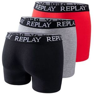 Replay - Boxershorts - 3-pack - Herenlogo - 95% Katoen - Elastisch