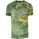 Rusty Neal - T-shirt - Gewassen - Heren - Normale Pasvorm - Rondhals