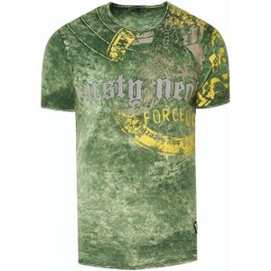 Rusty Neal - T-shirt - Gewassen - Heren - Normale Pasvorm - Rondhals