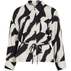 Vila - Blouse Viemmeline - Zwart - Dames