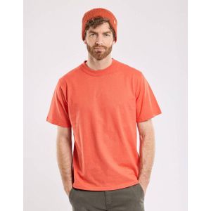 Armor Lux - 72000 - T-shirt - Rood - Korte Mouw - BIO GOTS