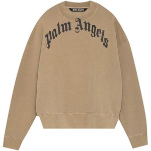 Palm Angels - Classic Logo - Sweatshirt - Beige