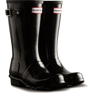 Hunter Junior Originals Gloss Boot Rubber Kinder Zwarte Wellingtonlaarzen