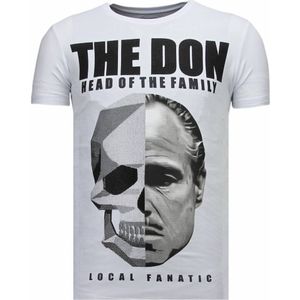 Local Fanatic The don skull rhinestone t-shirt