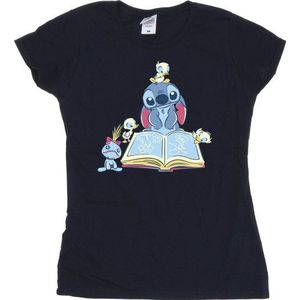 Li-cense Disney dames lilo & stitch lezen boek katoenen t-shirt