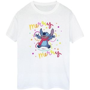 Li-cense Disney dames lilo & stitch vrolijk regenboog katoenen vriendje t-shirt