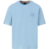 Boss - Casual Te_Snow - T-shirt - Licht Blauw