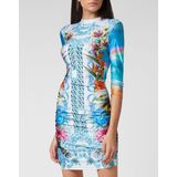 Philipp Plein - Short Dress Hawaii - Veelkleurig - Jerseyjurk