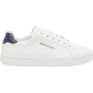 Palm Angels - Palm 1 - Sneakers - Marineblauw - Leren Bovenwerk