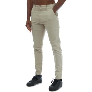 Duck and Cover - Moretor - Chino Broeken - Stone - Slim Fit