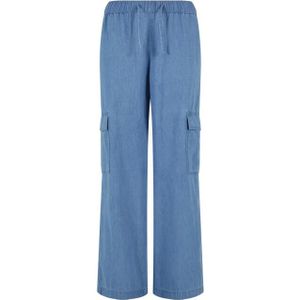Urban Classics Dames denim lichtgewicht cargo broek