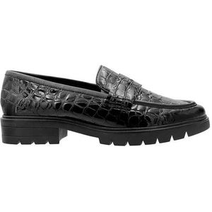 Ara - Cambridge - Loafers - Zwart - Lakleer met Slangenmotief