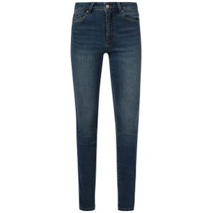 Smashed Lemon - Mediumblauwe Skinny Jeans - Hoog Taille - Stretch Denim