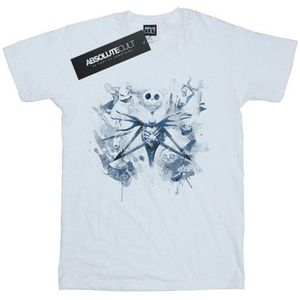 Li-cense Disney dames nightmare before christmas paint spray carers katoenen vriendje t-shirt