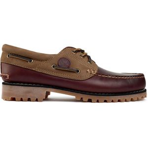 Timberland - Authentic Boat Shoe - Bruin - Bootschoen - Premium Leer - 360-graden Vetersluiting