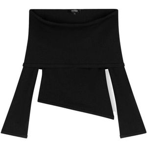 Refined Department - Top - Zwart - Lange Mouw - R2509817755