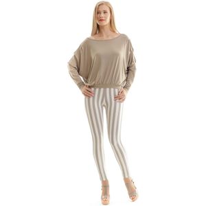 Shirts We - Tie Back Top - Off-the-Shoulder - Lange Mouwen