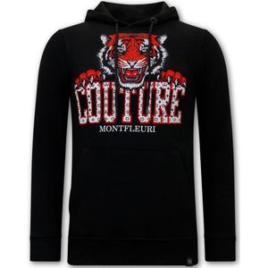 Montfleuri Hoodie met print tiger head