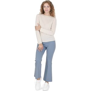 Crown Of Edinburgh Cashmere Damessweater Met Boothals Coe 007 Zand