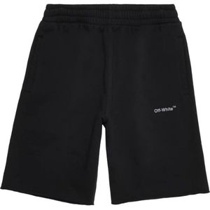 Diag Outline - Sweatshort - Gebroken Wit - Zwart