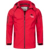 Arctic Seven - Softshell Jas - Rood - Heren - Waterafstotend