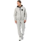 Billionaire Italian Couture Heren Grijs Katoenen Hooded Sweatsuit