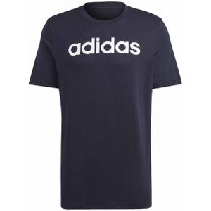 Adidas - Essentials Linear - T-shirt - Katoen - Geborduurd Logo