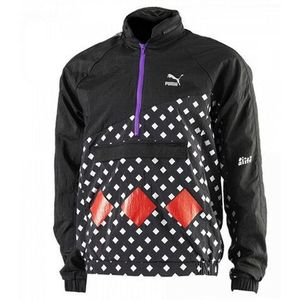 Puma - Savanah Diamond Print - Heren Pull Over TrackTop Jas