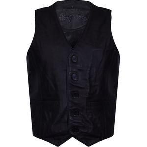 Bruinen - Giletvest - Leren - Formeel - Traditioneel