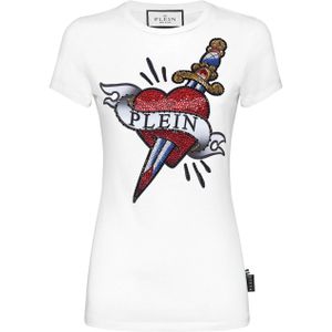 Philipp Plein - Pure Love - T-shirt - Wit - Katoen